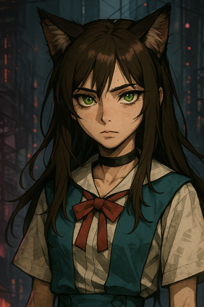 Therapy But with Cyber Punk Cat Girls
