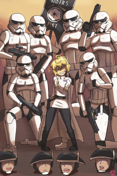 The Imperial Core Restoration Army (Youjo Senki x Star Wars)