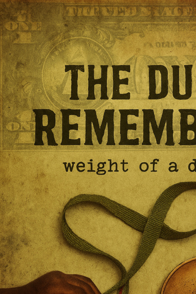 The dust remembers weight of a dollar